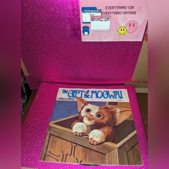 1984 Gremlins Story Books 1-3 and 5 with Record, No Scratches on record - Picture 2 of 16